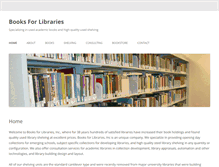 Tablet Screenshot of booksforlibraries.com